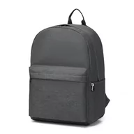 Torebki damskie - Kono Plecak dziecięcy, torba szkolna, dla chłopców i dziewcząt, lekki plecak dla nastolatków, studentów, torba na książki, podróżny plecak na co dzień, dla kobiet i mężczyzn, ciemnoszary, Rozmiar - miniaturka - grafika 1