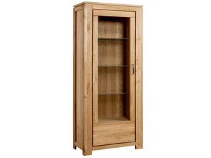 OUTLET - Witryna dębowa Torino nr 11 DĄB SĘCZNY - Dom i wnętrze OUTLET - miniaturka - grafika 1