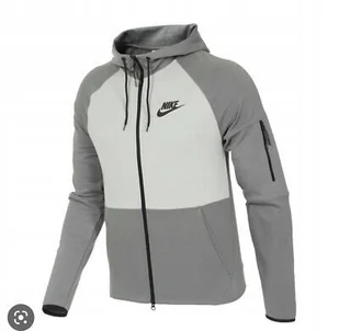 Nike Bluza Sportowa z kapturem Męska rozpinana roz DD5284-077. M - Bluzy męskie - miniaturka - grafika 1