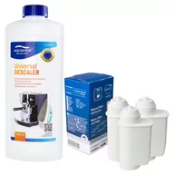Akcesoria i części do ekspresów do kawy - Zestaw Philips - Filtr Philips Intenza+ CA6702 3szt, Uniwersalny Odkamieniacz Aqualogis 1L - miniaturka - grafika 1