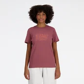 Koszulki i topy damskie - Koszulka damska New Balance WT41912WAD  różowa - miniaturka - grafika 1