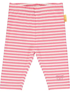 Steiff Legginsy w kolorze różowo-białym - Spodenki dla niemowląt - miniaturka - grafika 1