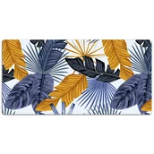 Podkładki na biurko - Podkładka na biurko Liście tropikalnych drzew 120x60 cm - miniaturka - grafika 1