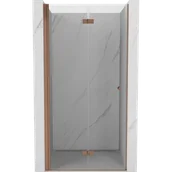 Ścianki i drzwi prysznicowe - Mexen Mist-F drzwi prysznicowe składane lewe 70 cm, transparent, miedź szczotkowana - 8A6-070-000-65-00-L - miniaturka - grafika 1