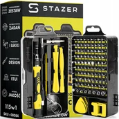 Śrubokręty - ZESTAW ŚRUBOKRĘTÓW PRECYZYJNYCH ŚRUBOKRĘTY WKRĘTAKI PRECYZYJNE TORX 115w1 - miniaturka - grafika 1