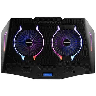 MODECOM PODSTAWKA CHŁODZĄCA CF21 RGB SILENT - Podkładki chłodzące pod laptopa - miniaturka - grafika 1