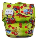 Pieluchy - Pieluszka z kieszonką OS dwurzędowa STRAŻ POŻARNA - miniaturka - grafika 1