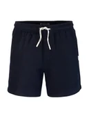 Spodenki damskie - Tommy Hilfiger Szorty sportowe KB0KB09643 Granatowy Regular Fit - miniaturka - grafika 1