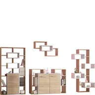 Zestawy mebli dla dzieci - Meblościanka Młodzieżowa 9 Rio MebloCross Dąb Cremona - miniaturka - grafika 1