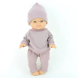 Legginsy lawenda dla lalki Miniland 38cm, Paola Reina 34cm i Minikane - Domki dla lalek - miniaturka - grafika 1