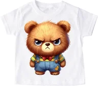 Koszulki dla dziewczynek - koszulka dla dziecka angryanimals1 - miniaturka - grafika 1