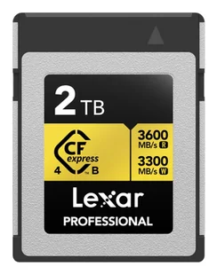 Lexar LCXEXP4002T- RNENG 2 TB CFexpress typ B LCXEXP4002T-RNENG - Karty pamięci - miniaturka - grafika 1