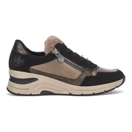 Półbuty damskie - Sneakers Rieker N9301-90 - miniaturka - grafika 1