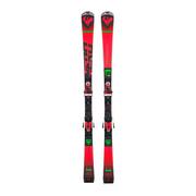 Narty - Narty zjazdowe Rossignol HERO ELITE ST TI K + NX12 czerwono-czarne RRLPH02 162 cm - miniaturka - grafika 1