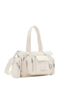 Torebki damskie - Desigual Women's Accessories Nylon Hand Bag, White, biały - miniaturka - grafika 1