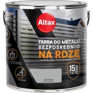 Farby olejne i specjalne - ALTAX Farba do metalu 2,5 l szary półmat - miniaturka - grafika 1