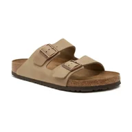 Klapki i japonki męskie - Birkenstock Skórzane klapki arizona LEOI - miniaturka - grafika 1