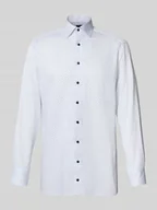 Koszule męskie - Koszula biznesowa o kroju slim fit z czystej bawełny - miniaturka - grafika 1