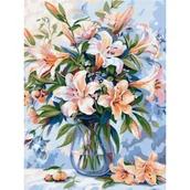 Malowanie po numerach - Ideyka Malowanie po numerach - Kwiatowy wiersz 30x40cm - miniaturka - grafika 1