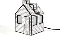 Lampy stojące - Seletti - On-Off Lampa Stołowa Recycled White/Black Seletti - miniaturka - grafika 1