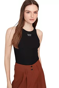 Trendyol Damskie body z dzianiny, Czarny, 38 - Body - miniaturka - grafika 1