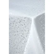Obrusy i serwetki - Obrus żakardowy 140 x 220 cm biały - miniaturka - grafika 1