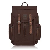 Plecaki - Plecak męski brązowy PAOLO PERUZZI GA414 - miniaturka - grafika 1