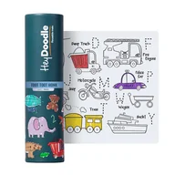 Maty edukacyjne - Mata Silikonowa do Kolorowania A4 - Pojazdy - miniaturka - grafika 1