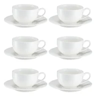 Filiżanki - Komplet filiżanek do herbaty porcelanowych 220 ml 6 sztuk DAMALI - miniaturka - grafika 1