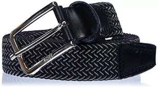 BOSS Pasek męski, Granatowy 416, 120 - Paski - miniaturka - grafika 1