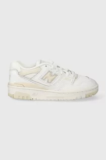 Buty dla dziewczynek - New Balance sneakersy dziecięce GSB550BK kolor beżowy - grafika 1