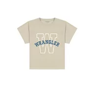 Koszulki męskie - Wrangler Męski t-shirt graficzny Turtledove, średni, Turtledove, M - miniaturka - grafika 1