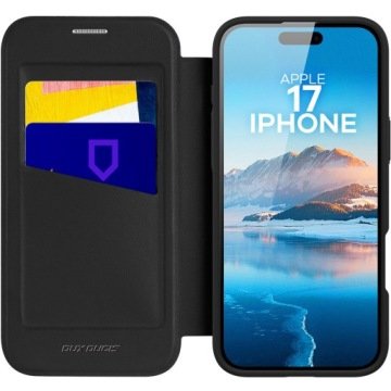 Etui z klapką Dux Ducis do iPhone 17 do MagSafe, case z kieszonką na karty