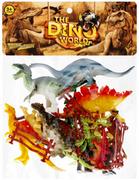 Figurki dla dzieci - Mega Creative, Dinozaury z akcesoriami, 20 elementów, 498699 - miniaturka - grafika 1