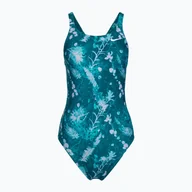 Stroje kąpielowe - Strój pływacki jednoczęściowy damski Nike Hydrastrong Multi Print Fastback - miniaturka - grafika 1