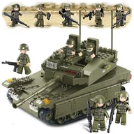 Klocki - Klocki Wojsko Czołg Izraelski MERKAVA 344el. - miniaturka - grafika 1