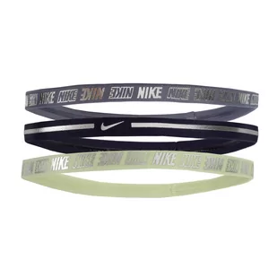 Opaska NIKE METALLIC HAIRBANDS 3 PACK 2.0 - Ściągacze i opaski sportowe - miniaturka - grafika 1