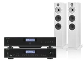 Zestawy stereo - Rotel A14 MKII (czarny) + CD14 MKII (czarny) + 603 S3 (biały) - miniaturka - grafika 1