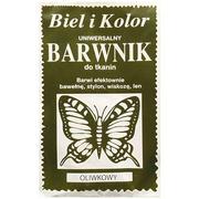 Farby i media malarskie - czakos Barwnik do tkanin "Motyl", oliwkowy, Biel i Kolor, 10 g CZ-BT-012O - miniaturka - grafika 1