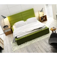 Łóżka - New Design Łóżko QUADDRO DOUBLE tapicerowane Rozmiar 140x200 Pojemnik Z pojemnikiem Tkanina Grupa III - miniaturka - grafika 1