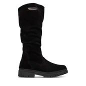 Kozaki damskie - Kozaki Tamaris 1-25606-45 Czarny - miniaturka - grafika 1