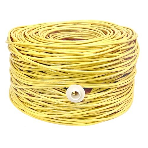 Premiertek Cat6 23AWG UTP solidny 4 pary kabel sieciowy Ethernet LAN (CAT6-CCA-1KFT-Y)