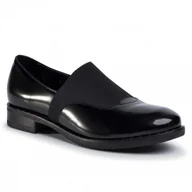 Półbuty damskie - Gino Rossi Damskie Półbuty Czarne Skóra 36 1Stm - miniaturka - grafika 1