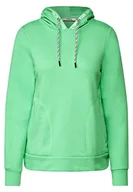 Bluzy damskie - Cecil Damska bluza z kapturem, Smash Green, M - miniaturka - grafika 1