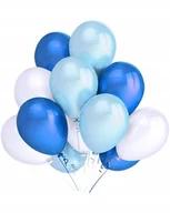 Balony i akcesoria - Balony metaliczne nieb Baby Shower Chrzest Party - miniaturka - grafika 1