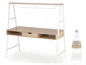 Biurka - Biurko dwustanowiskowe białe B48 - miniaturka - grafika 1