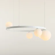Lampy sufitowe - Garda lampa wisząca 5-punktowa biała 1099F_R - miniaturka - grafika 1