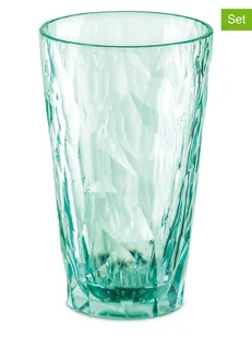 Koziol Szklanki (6 szt.) "Club No. 6" w kolorze zielonym - 300 ml - Szklanki - miniaturka - grafika 1