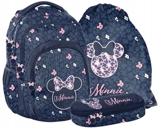 Plecak szkolny dla dziewczynki Myszka Minnie tornister 1 4 klasa zestaw - Plecaki szkolne i tornistry - miniaturka - grafika 1