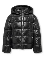 Kurtki i płaszcze dla dziewczynek - KIDS ONLY KOGNEWEMMY Savannah Jacket OTW NOOS pikowana kurtka, czarna/szczegóły: Silver Trim, 128, Czarny/detal: srebrny, 128 cm - miniaturka - grafika 1